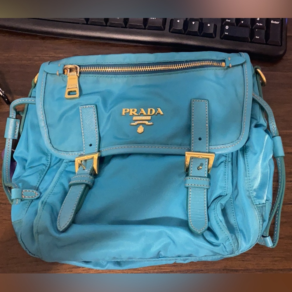 Prada Blue Crossbody Bag